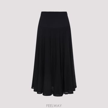 26SS 랄프 로렌 랄프 로렌 Collection Celia Mid 롱 스커트 290P13190001BLAC