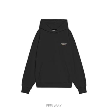 바로우 로고 후드티