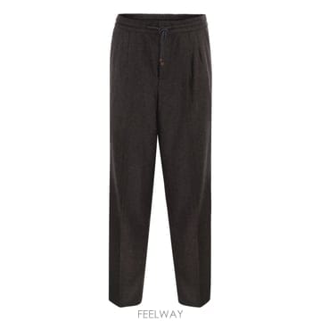 브루넬로 쿠치넬리 Tailored 조거 trousers in virgin 울 M038PE1710C338 TP