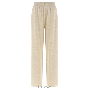 26SS 파비아나 필리피 Lam Thread Trousers PAD276F351M2200145 TP57168