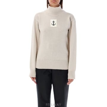 23FW 질샌더 Cappuccino 울 스웨터 J40GP0148J14655280 TP573160921