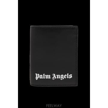 26SS 팜엔젤스 레더 cardholder with 로고 PMNC024S26LEA0011003 TP57603