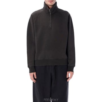 25FW STUSSY stussy relaxed 하프 집 fleece 스웨트 셔츠 1185730034 TP5