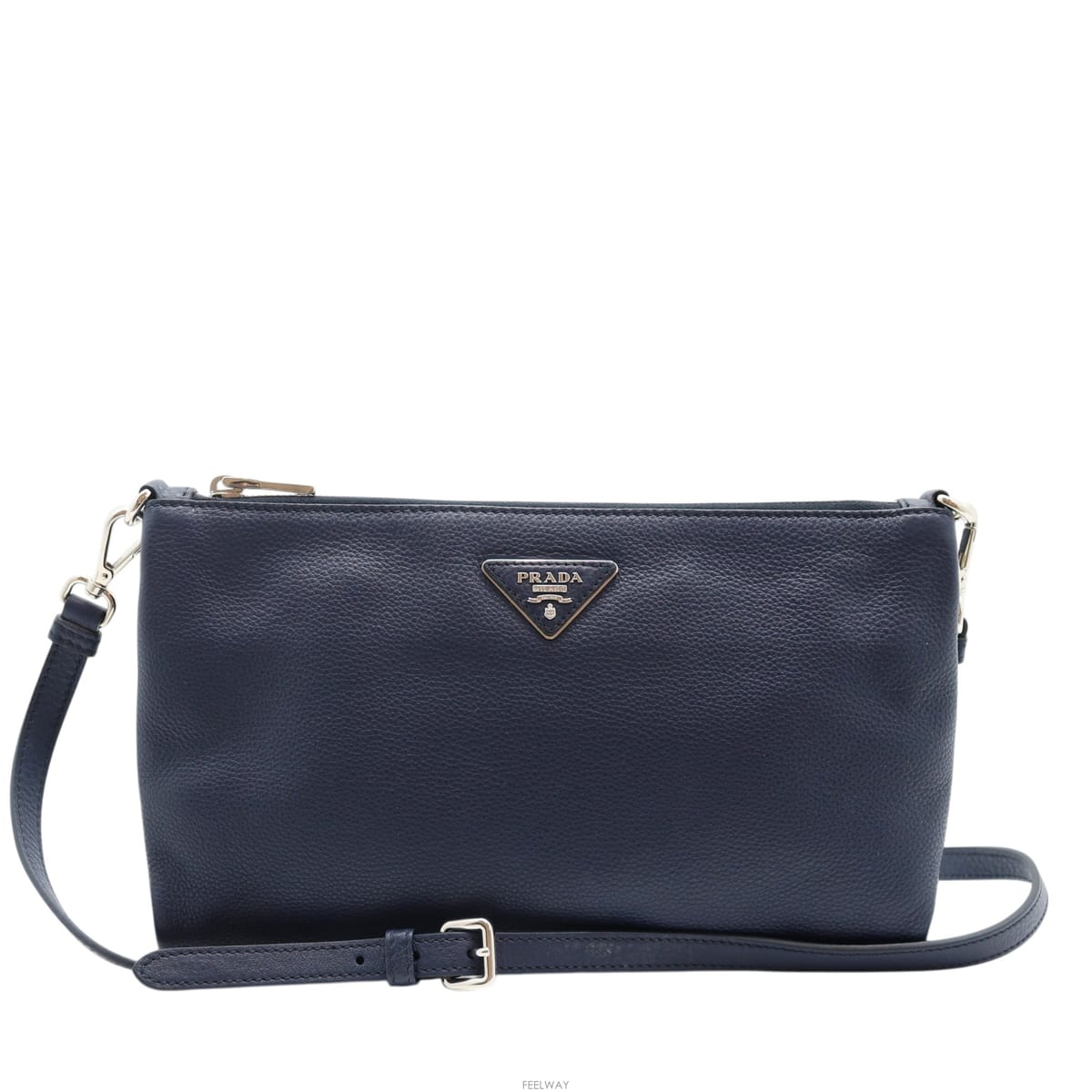 PRADA [�����߰���ǰ�����] ����� 1BH997 ���ڷ� Ŭ��ġ ũ�ν��� ���� A+[�����߰���ǰ�����] ����� 1BH997 ���ڷ� Ŭ��ġ ũ��