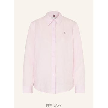 타미힐피거 셔츠 블라우스 made of linen 100167621218500 TP576035433