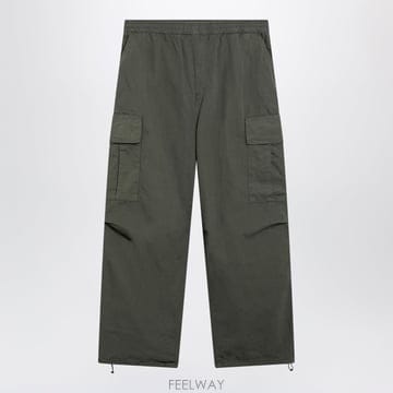 26FW 칼하트 Mandler cargo trousers in military 그린 코튼 poplin I03