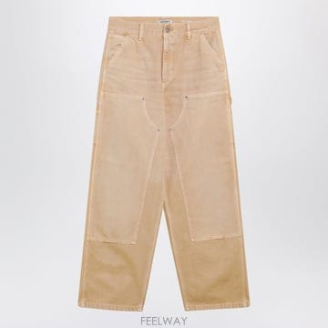 26FW 칼하트 Womens Brandon Double Knee 와이드 레그 canvas 팬츠 in dust