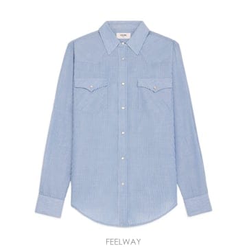 25FW Celine 맨즈 셔츠 2C892777V01BB TP577074984