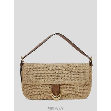 26SS STAUD HARLOW RAFFIA 숄더 백 H25R6003RBNTTN TP574103460