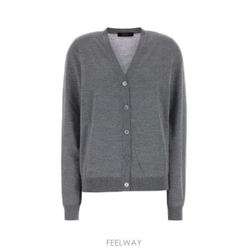 26FW 구찌 Grey 울 가디건 A002GVXKFQJ1086 TP576636172