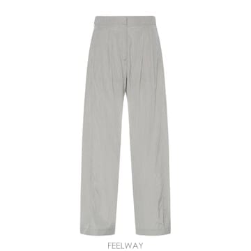 더로우 아이벤 스트레이트 팬츠 그레이