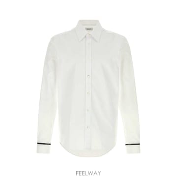 26FW 알렉산더 맥퀸 화이트 poplin 셔츠 873323QNAAD9000 TP576627158