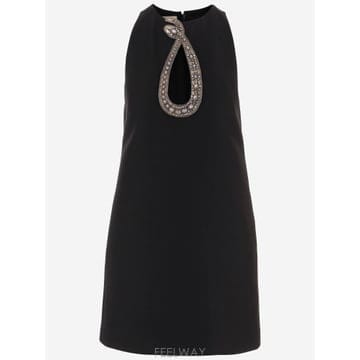 26SS Valentino 쇼트 flared 드레스 8B0VAKD51CFCRC TP571690789