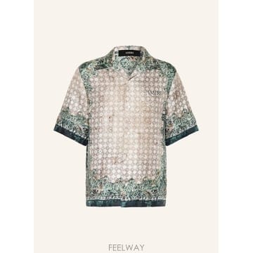 AMIRI 컴포트 핏 실크 resort 셔츠 100299924916000 TP575652208