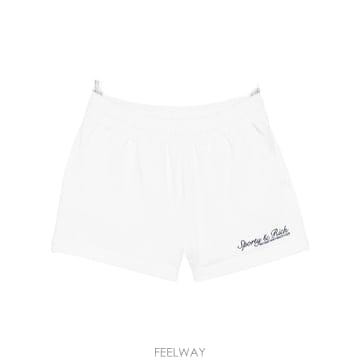 스포티앤리치 숏팬츠 화이트