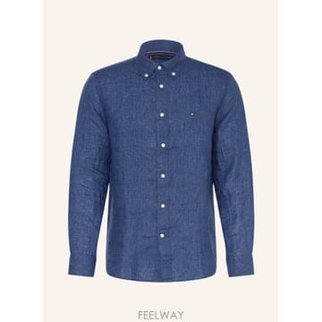 타미힐피거 Regular 핏 linen 셔츠 100298776917000 TP575953647