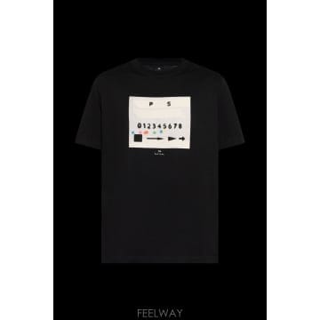 26FW 폴스미스 T 셔츠 with 컬러풀 프린트 M2R011RWP686879 TP575342015