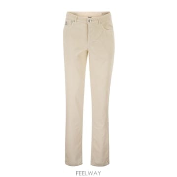 26FW 브루넬로 쿠치넬리 Five pocket 코튼 corduroy trousers M279NI1780C6