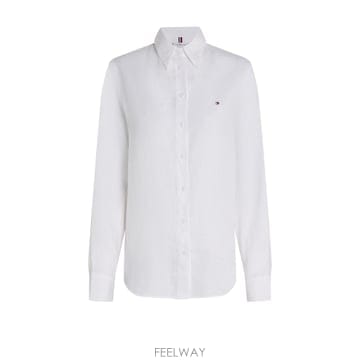 26SS 타미힐피거 LINEN RELAXED 셔츠 WW0WW44679YCF TP572682644