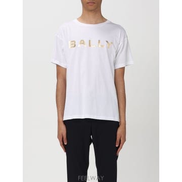 24FW Bally 화이트 코튼 t 셔츠 MJE04TCO018U001 TP577072164