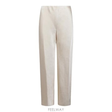 26FW VINCE Fluid satin trousers V995521907115BON TP575472540