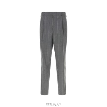 26SS 브루넬로 쿠치넬리 Embroidered 코튼 pant MR473S2440C012 TP57696148