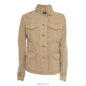 24SS FAY 코튼 앤 Linen Blend Saharan 자켓 NAW1948393TRR2C801 TP57