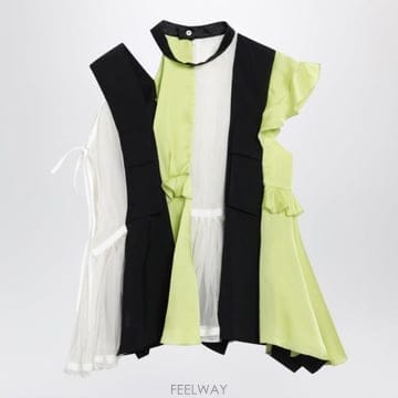 26SS Sacai 여성 니트 스웨터 2608517CO224 TP578979067