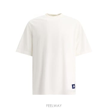 Burberry 코튼 t 셔츠 8083593 TP575475920