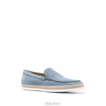 26SS TOD S Suede 앤 레더 로퍼 XXM0TV0AJ306RNU200 TP575560380