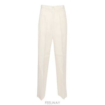 24SS 파비아나 필리피 화이트 trousers PAD264F274D6300142 TP577186928