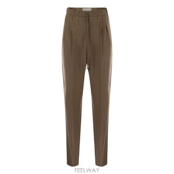 25FW 막스마라 캐시미어 Drawstring Trousers 2521136181600005 TP575475