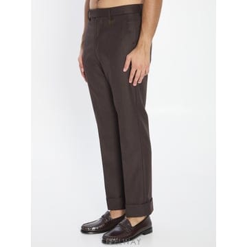 25FW Burberry Tailored 울 trousers 8115552BROWN TP575951007
