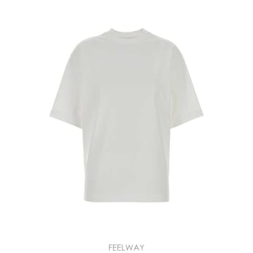 26SS 보테가베네타 화이트 코튼 t 셔츠 868109V6GI09000 TP572778491