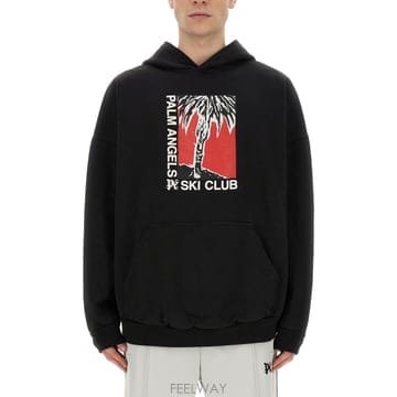24SS 팜엔젤스 PALM SKI CLUB 프린트 스웨트 셔츠 PMBB126R24FLE0051001 TP57