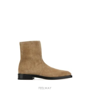 23SS 살바토레 페라가모 Cappuccino suede Gerald 앵클 부츠 021273760207BEI