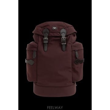 26FW 엠프리오 아르마니 백팩 with applique 앤 로고 EM006520AF28742UA331 TP