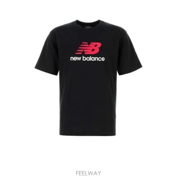 뉴 Balance 블랙 코튼 t 셔츠 MT51500BKBLACK TP572659890
