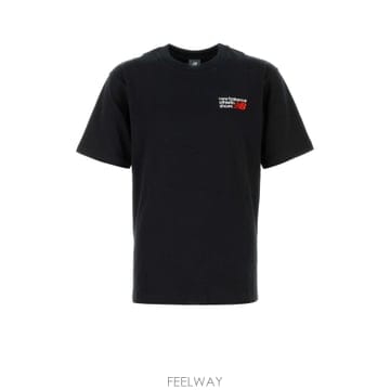 26SS 뉴 Balance 블랙 코튼 t 셔츠 MT41908BKBLACK TP572659889