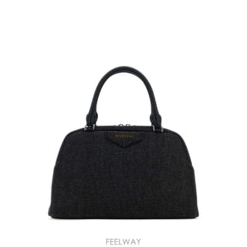 26SS Givenchy 다크 블루 데님 Antigona East West 핸드백 BB515CB2EE415