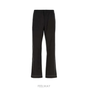 25SS 프라다 블랙 실크 pyjama pant SPH344SOOO10HXF0002 TP577079981