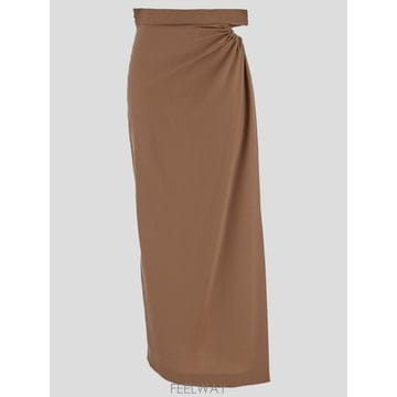 25SS 막스마라 롱 스커트 NAVONA 2511101123600267007 TP575475070
