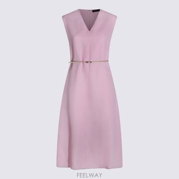 26SS 파비아나 필리피 Abito in viscosa e lino 파비아나 필리피 ABD276F620M14