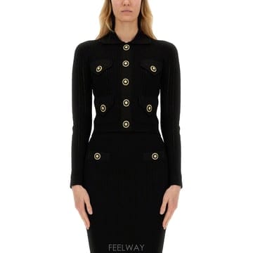 25SS Balmain 여성 니트 스웨터 EF1KL150KI10 TP575553783