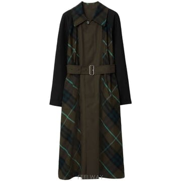 23FW Burberry Embroidered gabardine Bradford 트렌치 코트 8077364B
