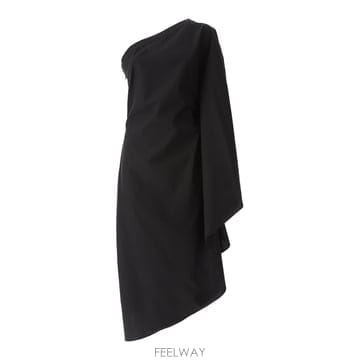 24SS 칼 라거펠트 Huns asymmetrical 드레스 241W1302999 TP575470350