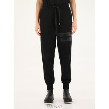 25SS 몽클레어 블랙 코튼 조거 8H00002809KR999 TP575431345