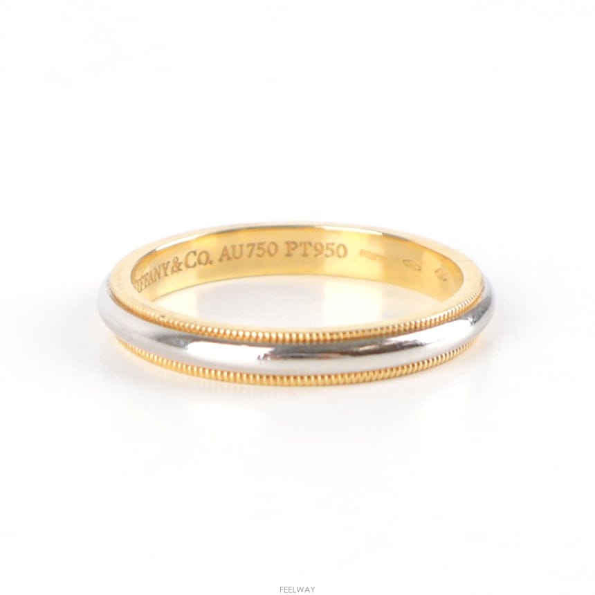TIFFANY & Co [�߰���ǰ�ٿ�] Ƽ�ĴϾ��� �б׷��� �÷�Ƽ�� ���ο��� ��� �� 3MM 10.5ȣ 74362397[�߰���ǰ�ٿ�] Ƽ�ĴϾ��� �б׷��� �÷�Ƽ�� ���ο���