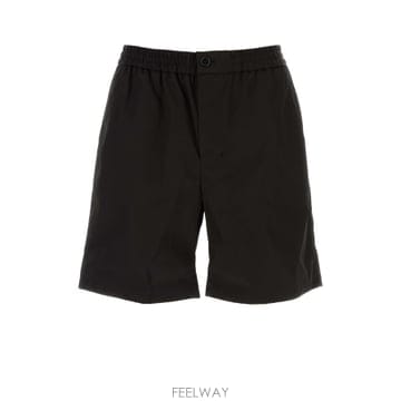 25SS 아미 블랙 숏츠 featuring an elasticated 웨이스트  히든 side pockets