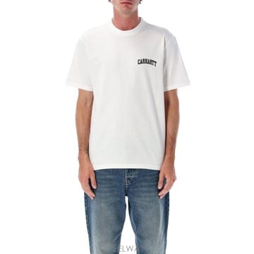 26SS 칼하트 S S University Script T 셔츠 100  Organic 코튼 싱글 Jerse